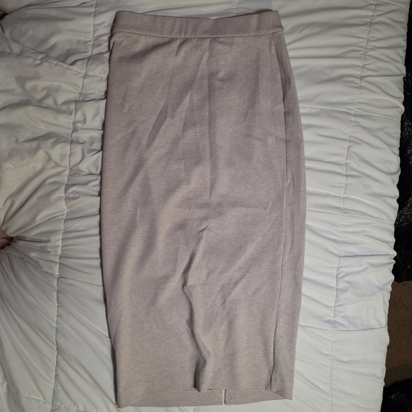 Express Light Gray Pencil Skirt - Picture 1 of 1